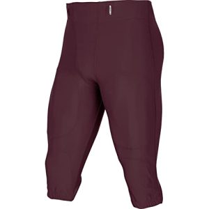 Standard Blocker Traditional Adult Football Game Pants, Maroon, Large
