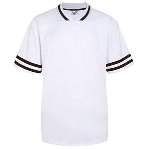 31YNga9yUFL.jpg Blank Football Jerseys for Men Adult Hip-Hop Hipster Shirt Practice Sports Uniform Tops