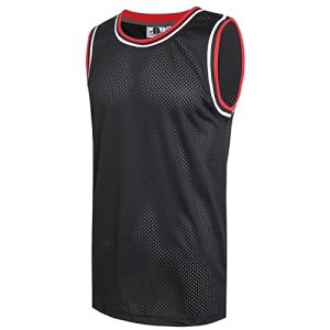 41ABxY8FeAL.jpg DEHANER Blank Mens Basketball Jersey Mesh Training Practice Athletic Sports Shirts Team Uniforms Fans Outfits Tops