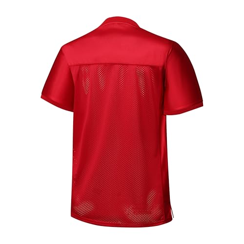 41Fvf-p-dOL.jpg Blank Football Jersey Mesh Athletic Football Shirt Practice Sports Uniform
