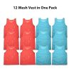 12 pc Set Team Pinnies Vest with Mest Backbag