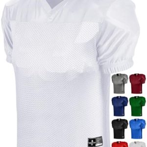 41lmwRW5bL.jpg Men’s Football Practice Jersey - Pro-Style, Lightweight & Breathable Mesh Football Jersey for Men
