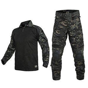 41q-IdBW5tL.jpg G3 Combat Suit Military Apparel Set Tactical Camouflage Clothing Hunting Uniform Paintball Gear with Knee Pads for Men