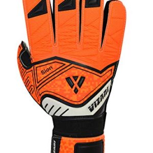 Sion Soccer Goalkeeper Gloves for Kids and Adults - Synthetic Material, 3mm German Latex Palm, Adjustable Elastic Wristband,