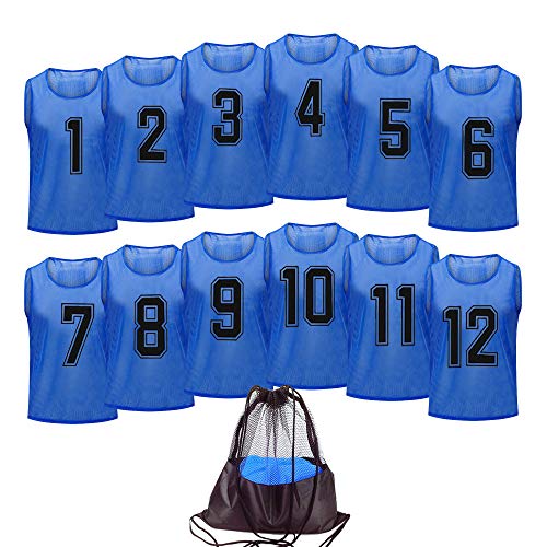 Basketball Jersey，Pinnies Adult，Scrimmage Vests for Kids Soccer Training Equipment