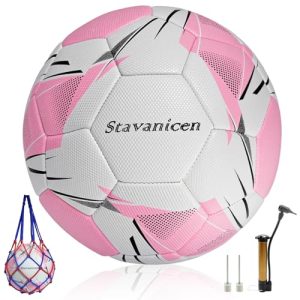 51BrC4gQHNL.jpg Soccer Ball Size 5 with Pump & Needle, Sofu PU Soccer Ball Kit for Indoor Outdoor Practicing Training Playing Game Gift Boys
