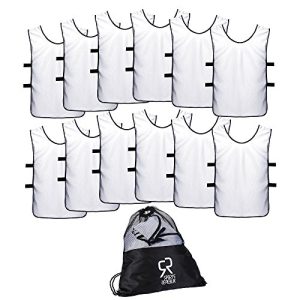 Pinnies Scrimmage Vests for Kids, Youth and Adults (12-Pack) - Soccer Pennies