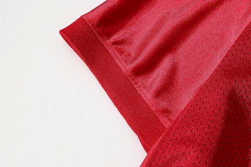 51Yb53XoEL.jpg Blank Football Jersey Mesh Athletic Football Shirt Practice Sports Uniform