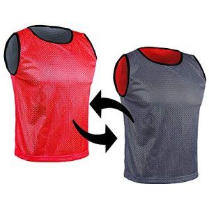 Pinnies Sport Child Youth Teen Adult 2-Color Reversible Bibs Soccer Basketball Football Scrimmage Team Jersey