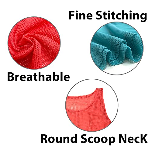 12 pc Set Team Pinnies Vest with Mest Backbag