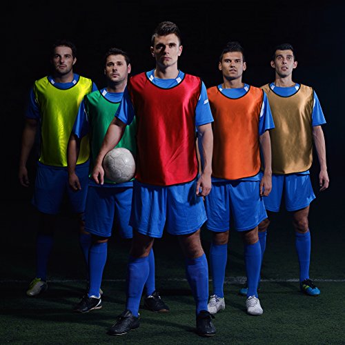 51v8285V3-L.jpg Pinnies Scrimmage Vests for Kids, Youth and Adults (12-Pack) - Soccer Pennies